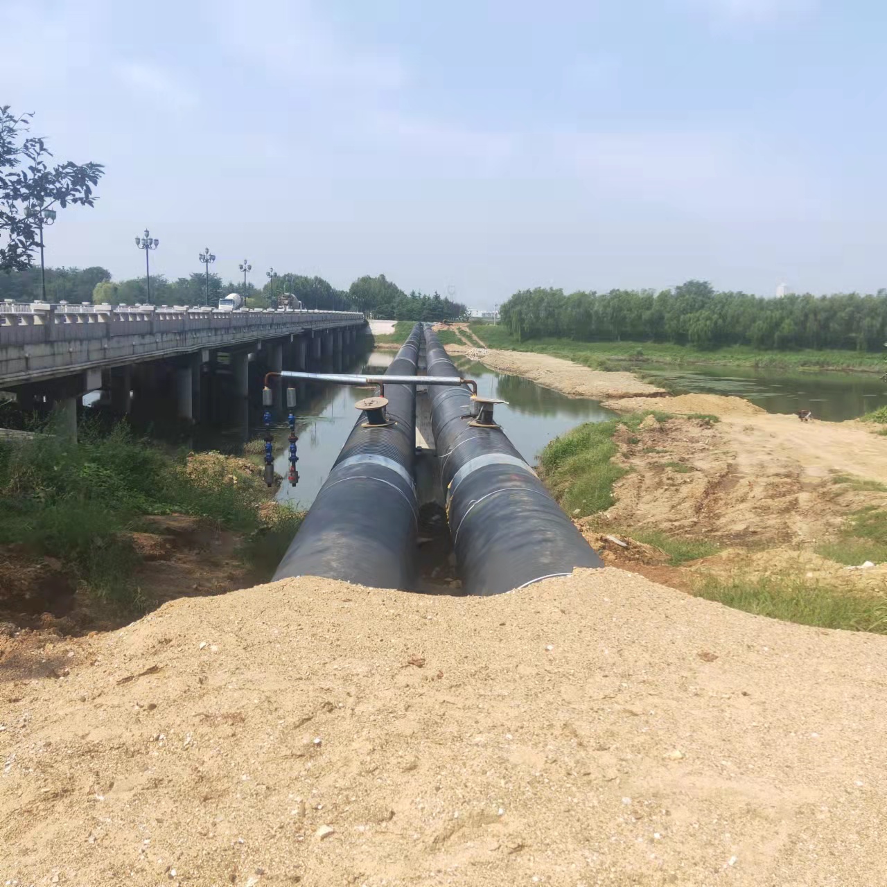 荆门西气东输管道施工输油管道清洗